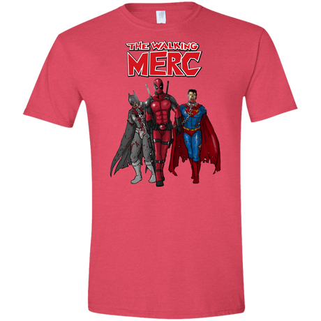 T-Shirts Heather Red / S The Walking Merc Men's Semi-Fitted Softstyle