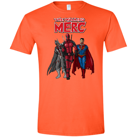 T-Shirts Orange / S The Walking Merc Men's Semi-Fitted Softstyle
