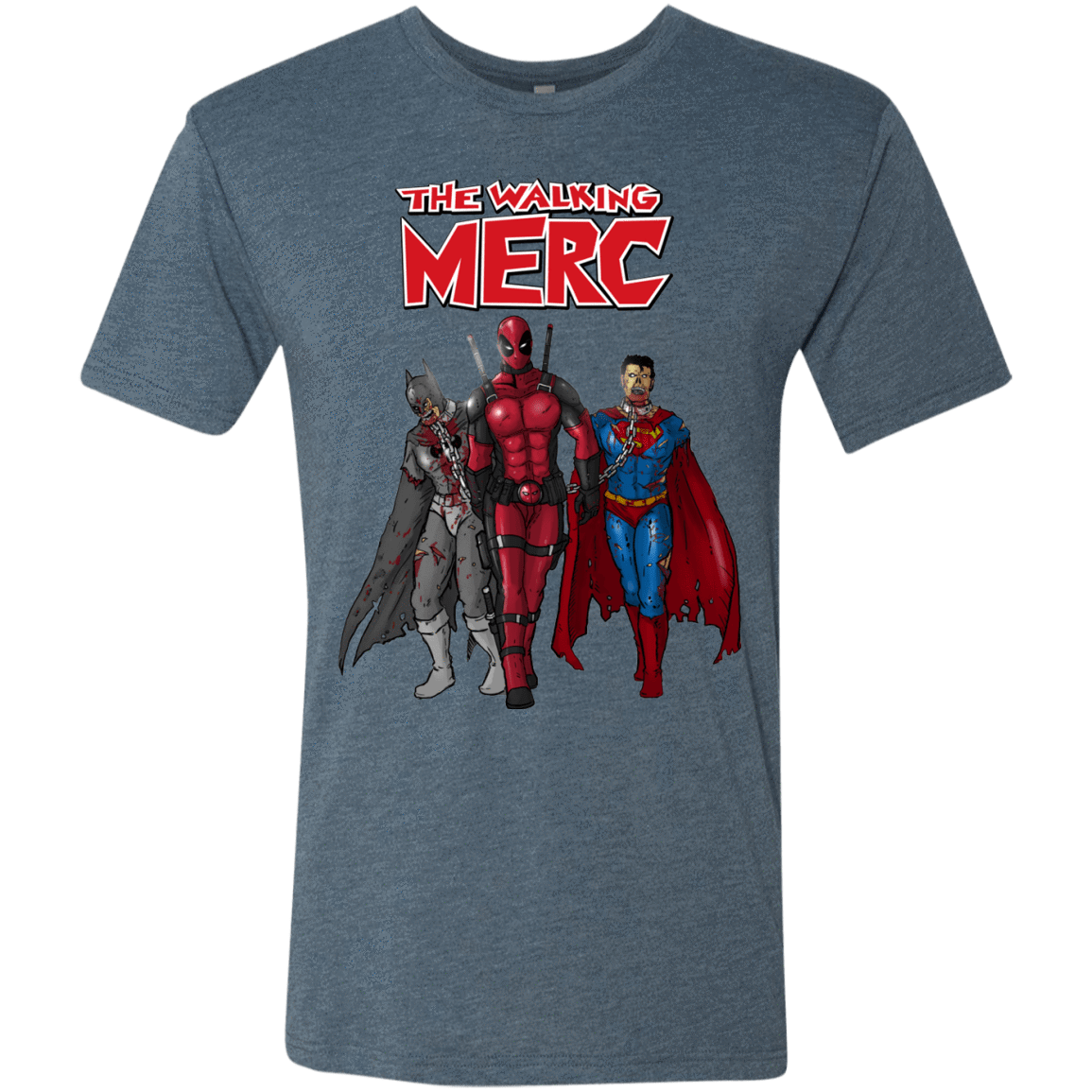 T-Shirts Indigo / S The Walking Merc Men's Triblend T-Shirt