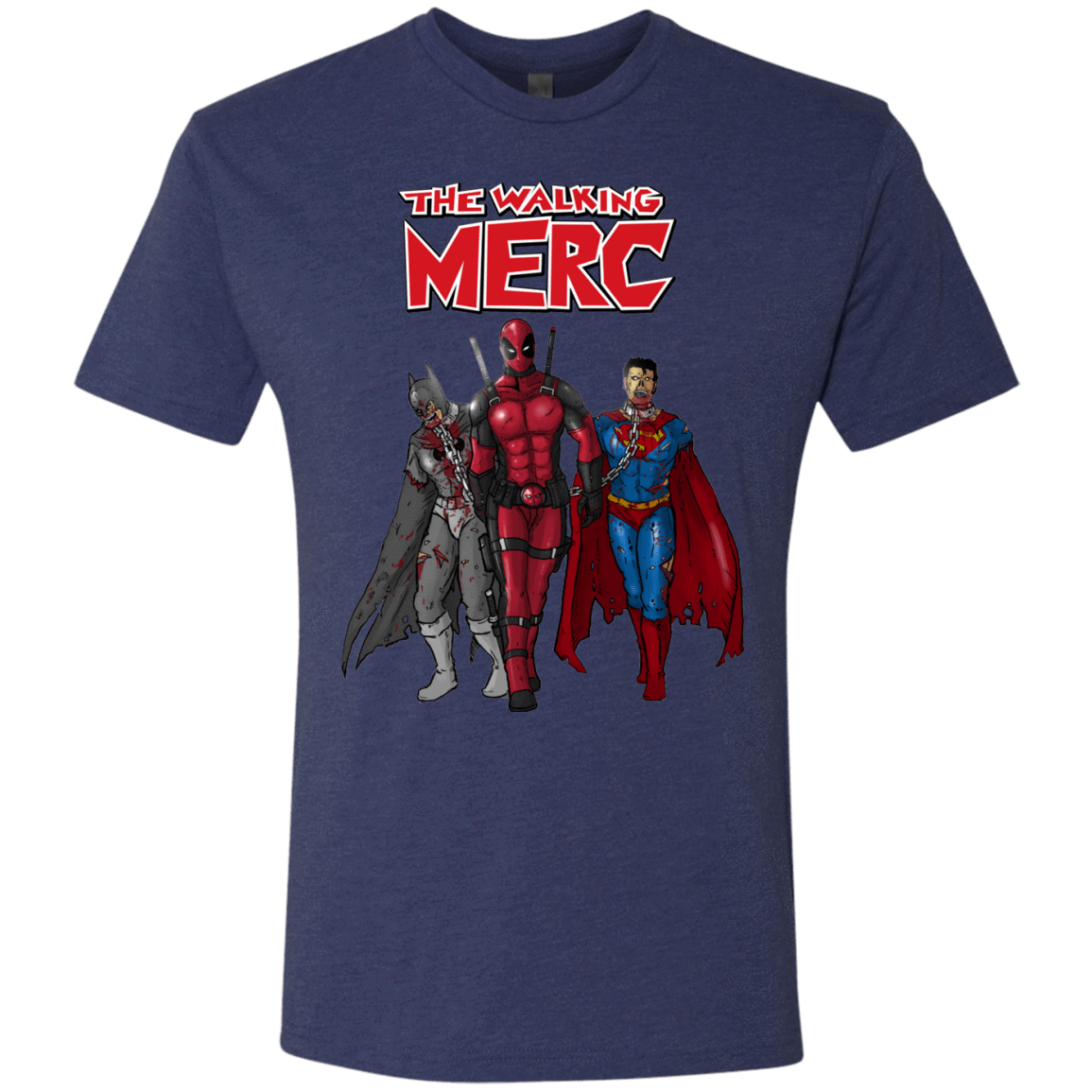 T-Shirts Vintage Navy / S The Walking Merc Men's Triblend T-Shirt