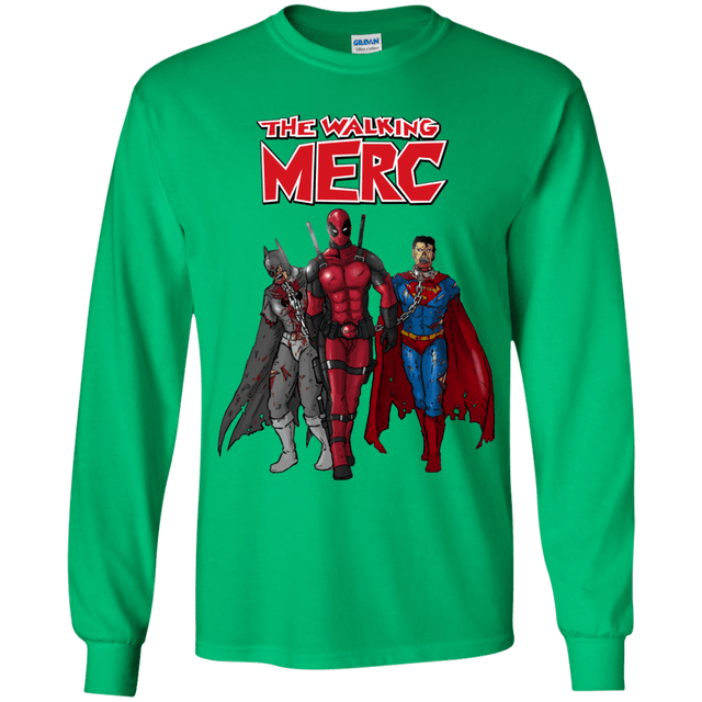 T-Shirts Irish Green / YS The Walking Merc Youth Long Sleeve T-Shirt