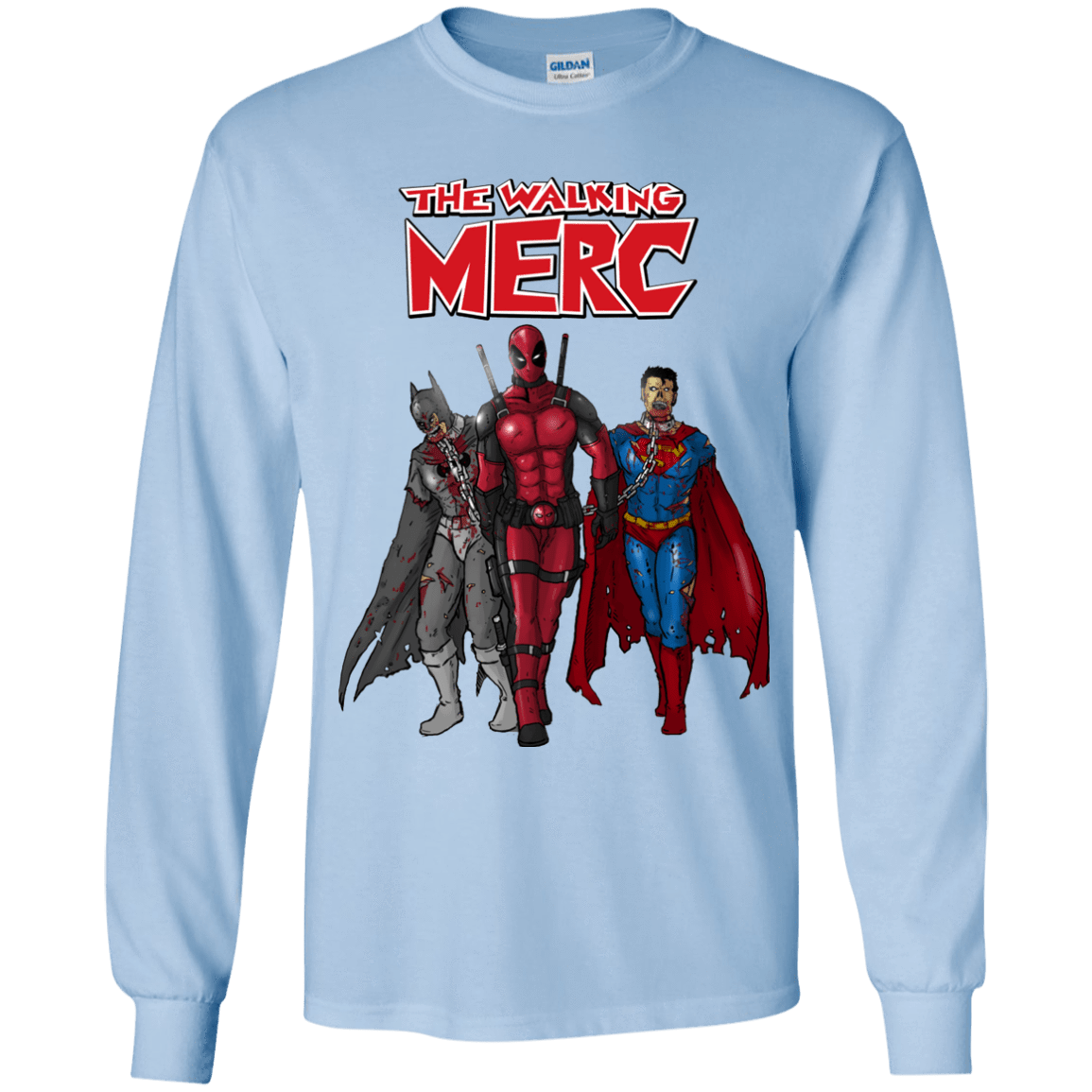 T-Shirts Light Blue / YS The Walking Merc Youth Long Sleeve T-Shirt