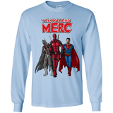 T-Shirts Light Blue / YS The Walking Merc Youth Long Sleeve T-Shirt