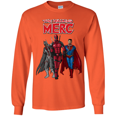 T-Shirts Orange / YS The Walking Merc Youth Long Sleeve T-Shirt