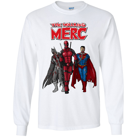 T-Shirts White / YS The Walking Merc Youth Long Sleeve T-Shirt