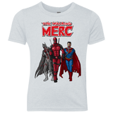 T-Shirts Heather White / YXS The Walking Merc Youth Triblend T-Shirt
