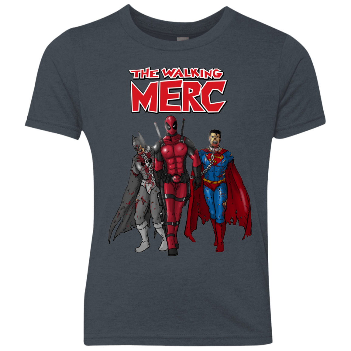 T-Shirts Vintage Navy / YXS The Walking Merc Youth Triblend T-Shirt