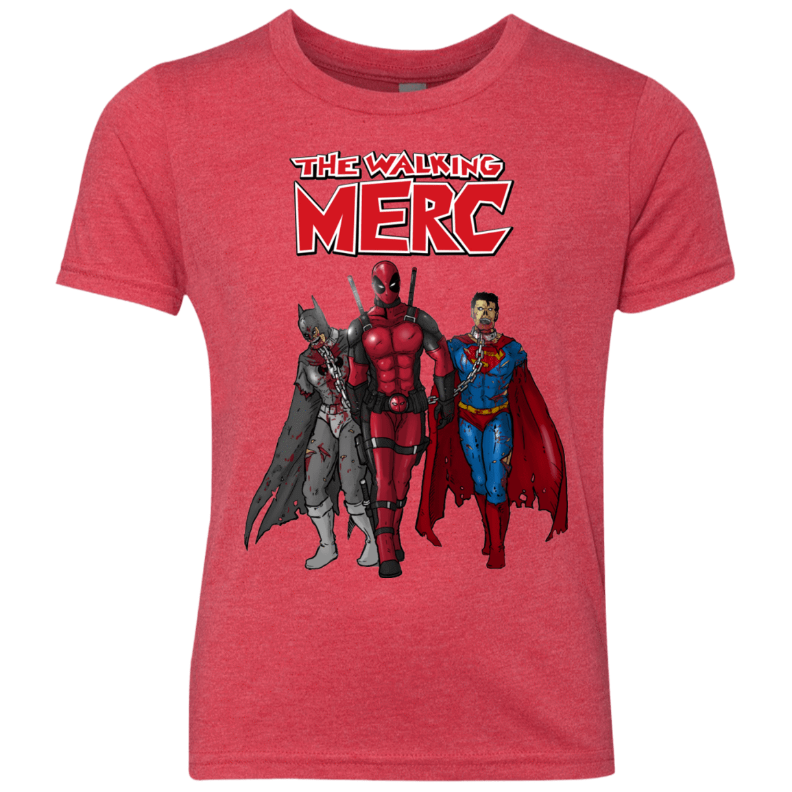 T-Shirts Vintage Red / YXS The Walking Merc Youth Triblend T-Shirt