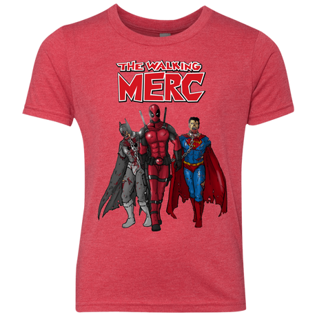 T-Shirts Vintage Red / YXS The Walking Merc Youth Triblend T-Shirt
