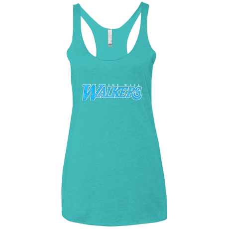 T-Shirts Tahiti Blue / X-Small The Wall Walkers Women's Triblend Racerback Tank