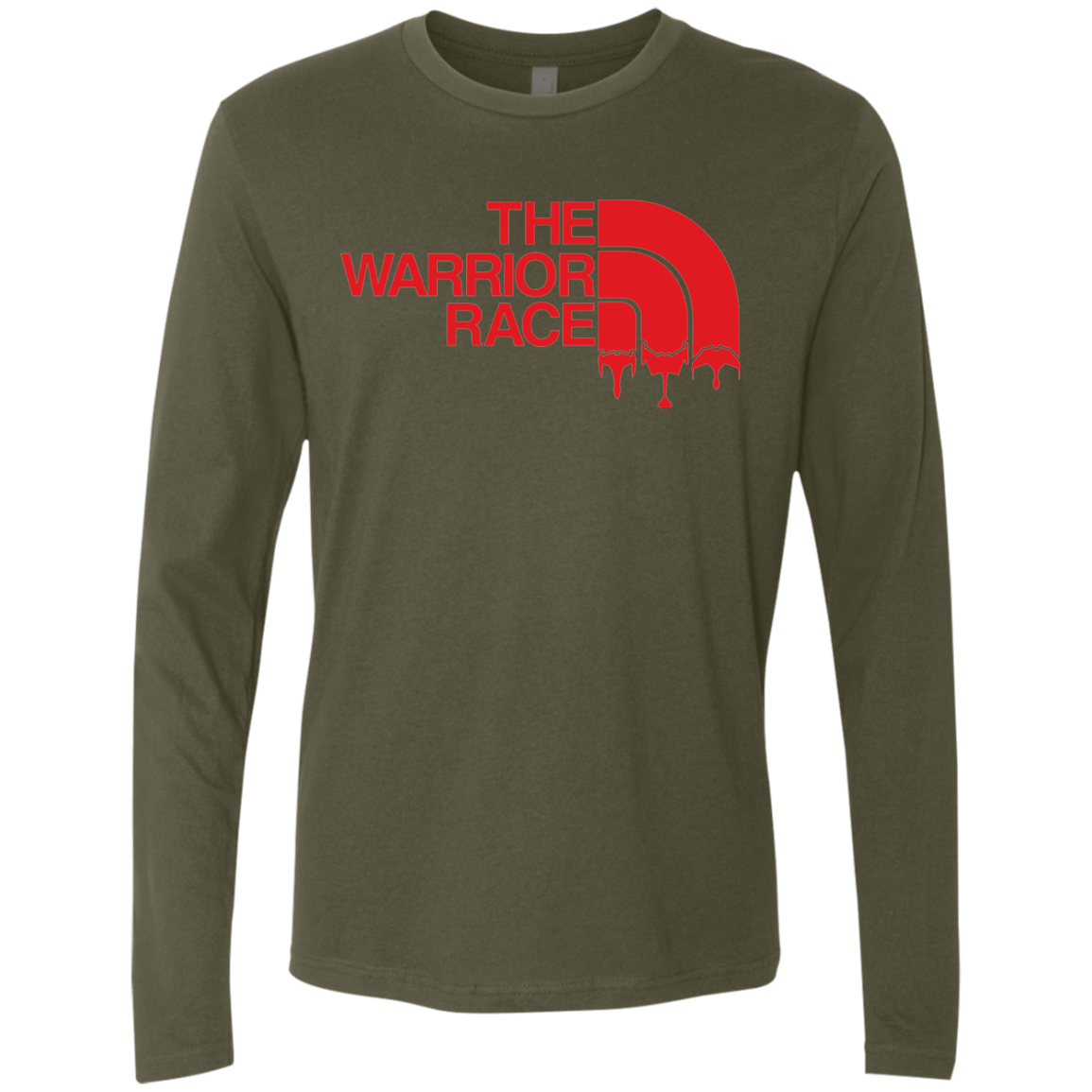 T-Shirts Military Green / Small THE WARRIOR RACE Men's Premium Long Sleeve