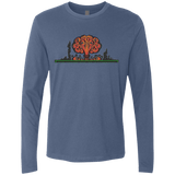 T-Shirts Indigo / Small The Wasteland is Dangerous Men's Premium Long Sleeve