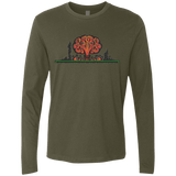 T-Shirts Military Green / Small The Wasteland is Dangerous Men's Premium Long Sleeve