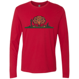 T-Shirts Red / Small The Wasteland is Dangerous Men's Premium Long Sleeve