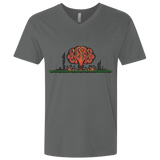 T-Shirts Heavy Metal / X-Small The Wasteland is Dangerous Men's Premium V-Neck