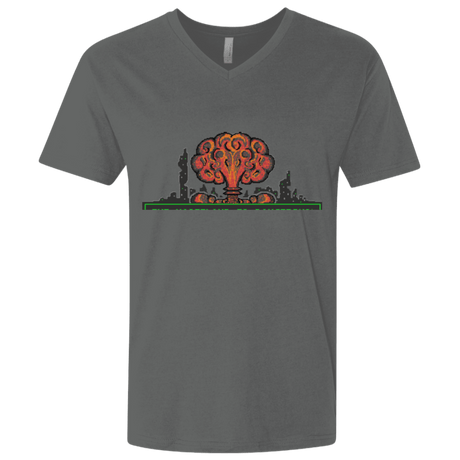 T-Shirts Heavy Metal / X-Small The Wasteland is Dangerous Men's Premium V-Neck