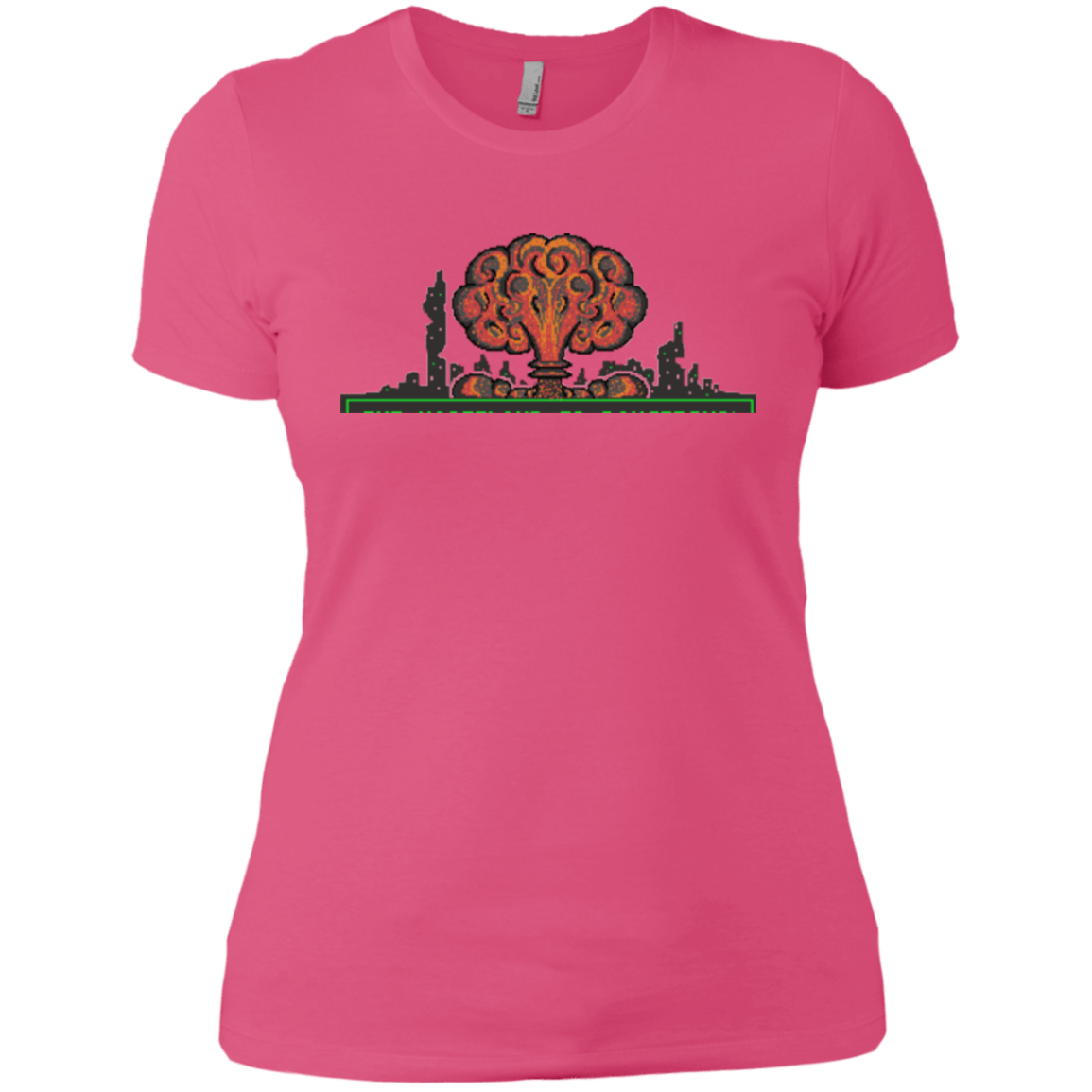 T-Shirts Hot Pink / X-Small The Wasteland is Dangerous Women's Premium T-Shirt