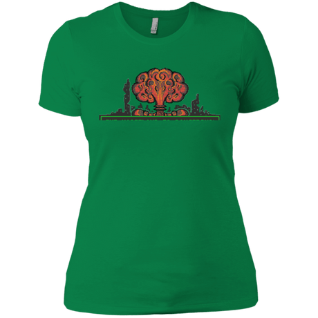 T-Shirts Kelly Green / X-Small The Wasteland is Dangerous Women's Premium T-Shirt