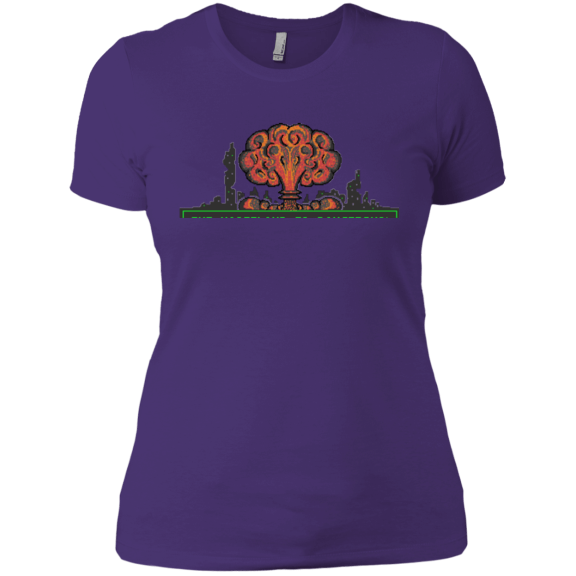 T-Shirts Purple / X-Small The Wasteland is Dangerous Women's Premium T-Shirt
