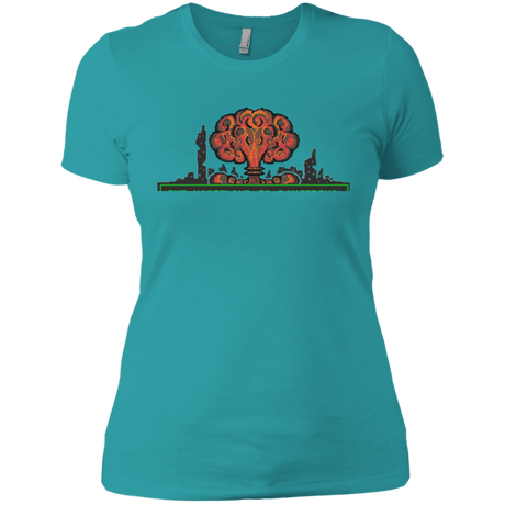 T-Shirts Tahiti Blue / X-Small The Wasteland is Dangerous Women's Premium T-Shirt