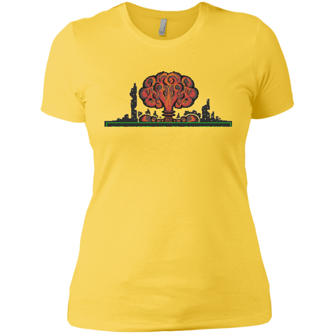 T-Shirts Vibrant Yellow / X-Small The Wasteland is Dangerous Women's Premium T-Shirt