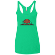 T-Shirts Envy / X-Small The Wasteland is Dangerous Women's Triblend Racerback Tank