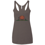 T-Shirts Macchiato / X-Small The Wasteland is Dangerous Women's Triblend Racerback Tank