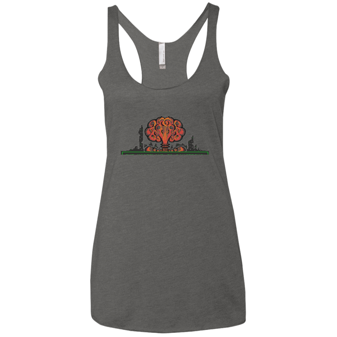 T-Shirts Premium Heather / X-Small The Wasteland is Dangerous Women's Triblend Racerback Tank