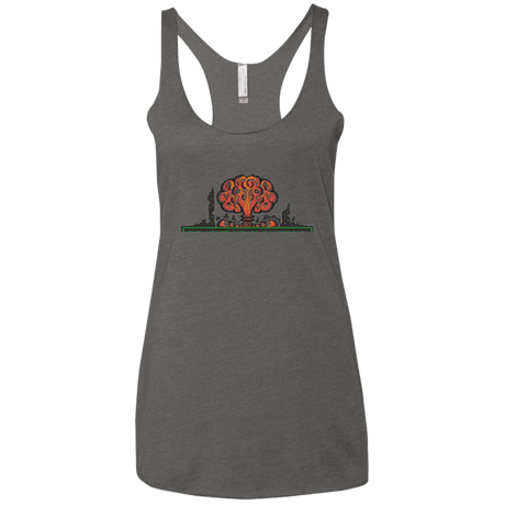 T-Shirts Premium Heather / X-Small The Wasteland is Dangerous Women's Triblend Racerback Tank