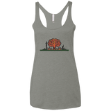 T-Shirts Venetian Grey / X-Small The Wasteland is Dangerous Women's Triblend Racerback Tank