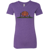 T-Shirts Purple Rush / Small The Wasteland is Dangerous Women's Triblend T-Shirt