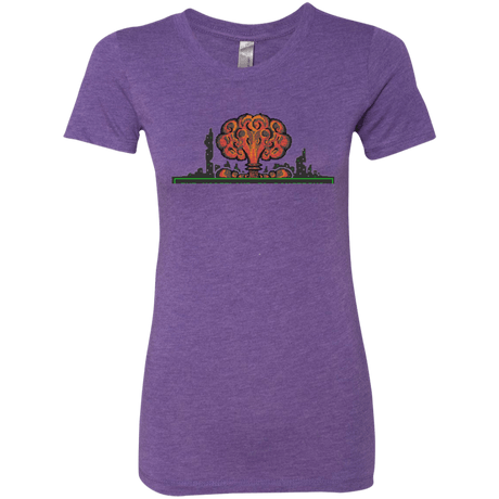 T-Shirts Purple Rush / Small The Wasteland is Dangerous Women's Triblend T-Shirt