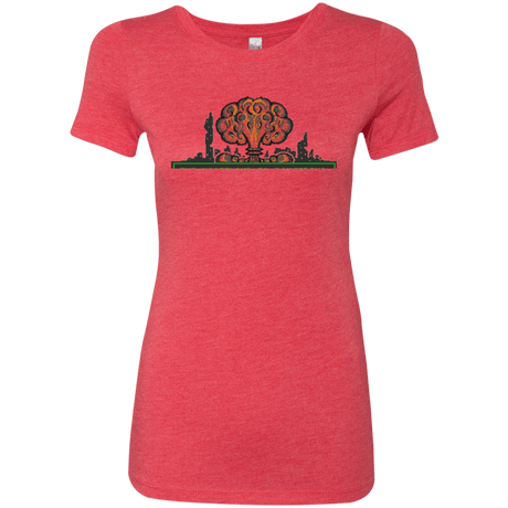 T-Shirts Vintage Red / Small The Wasteland is Dangerous Women's Triblend T-Shirt