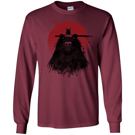 T-Shirts Maroon / S The Way of the Bat Men's Long Sleeve T-Shirt