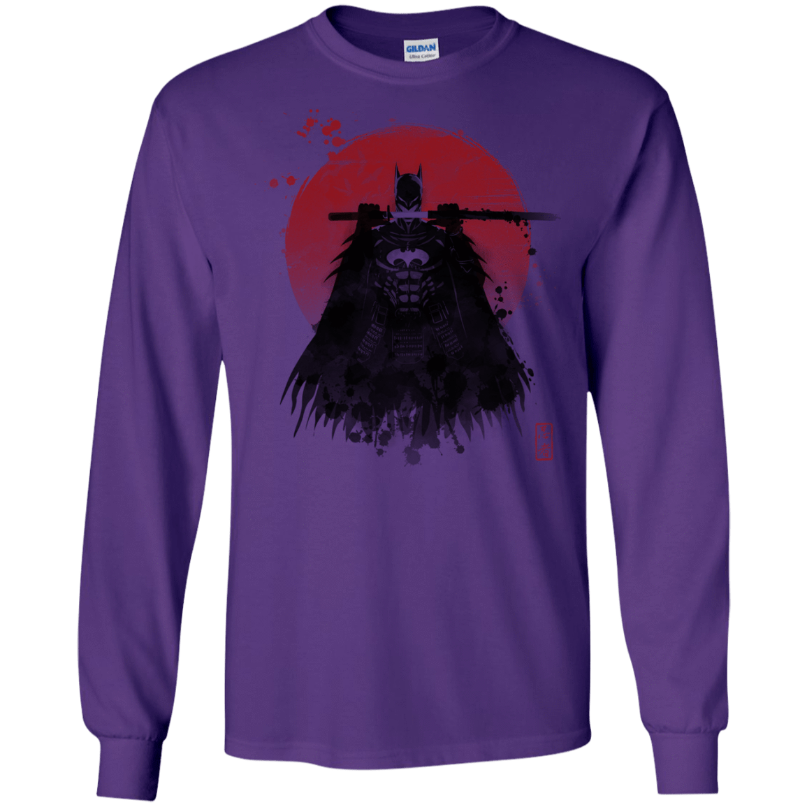 T-Shirts Purple / S The Way of the Bat Men's Long Sleeve T-Shirt