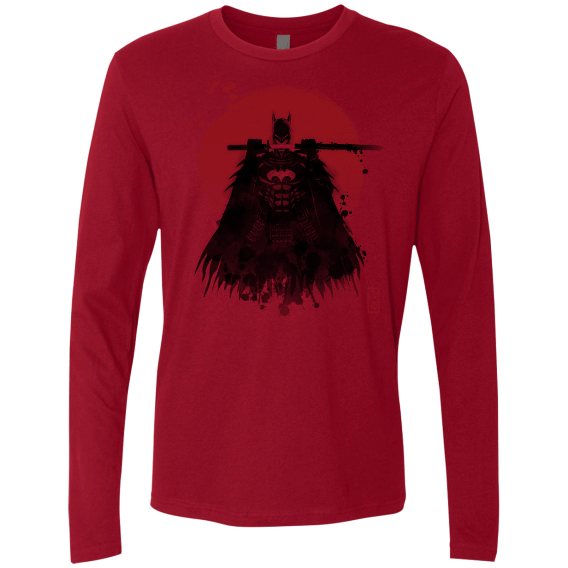 T-Shirts Cardinal / S The Way of the Bat Men's Premium Long Sleeve