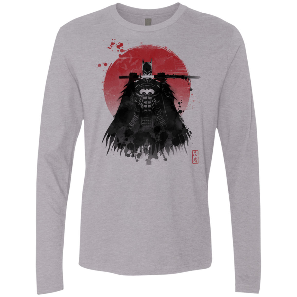 T-Shirts Heather Grey / S The Way of the Bat Men's Premium Long Sleeve