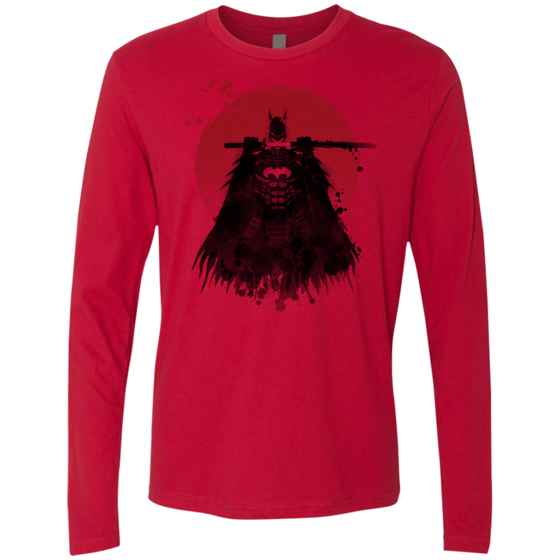 T-Shirts Red / S The Way of the Bat Men's Premium Long Sleeve