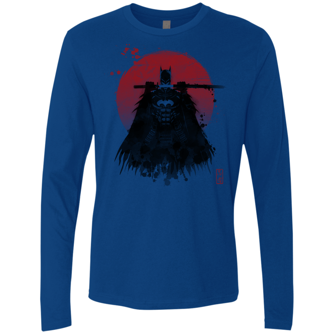 T-Shirts Royal / S The Way of the Bat Men's Premium Long Sleeve