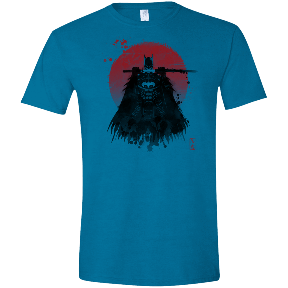 T-Shirts Antique Sapphire / S The Way of the Bat Men's Semi-Fitted Softstyle