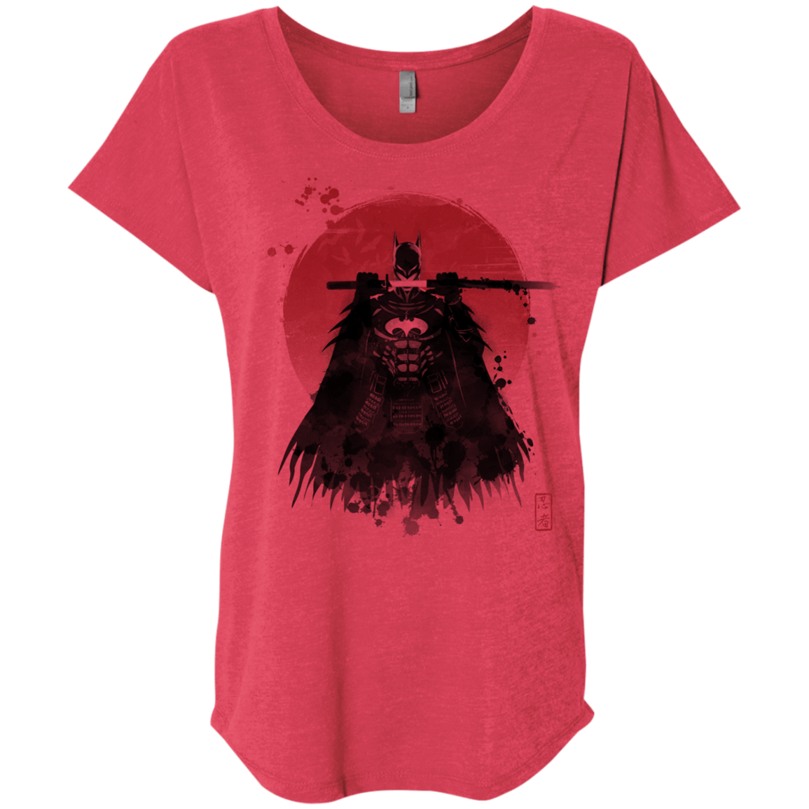 T-Shirts Vintage Red / X-Small The Way of the Bat Triblend Dolman Sleeve