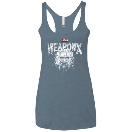 T-Shirts Indigo / X-Small The Weapon Women's Triblend Racerback Tank