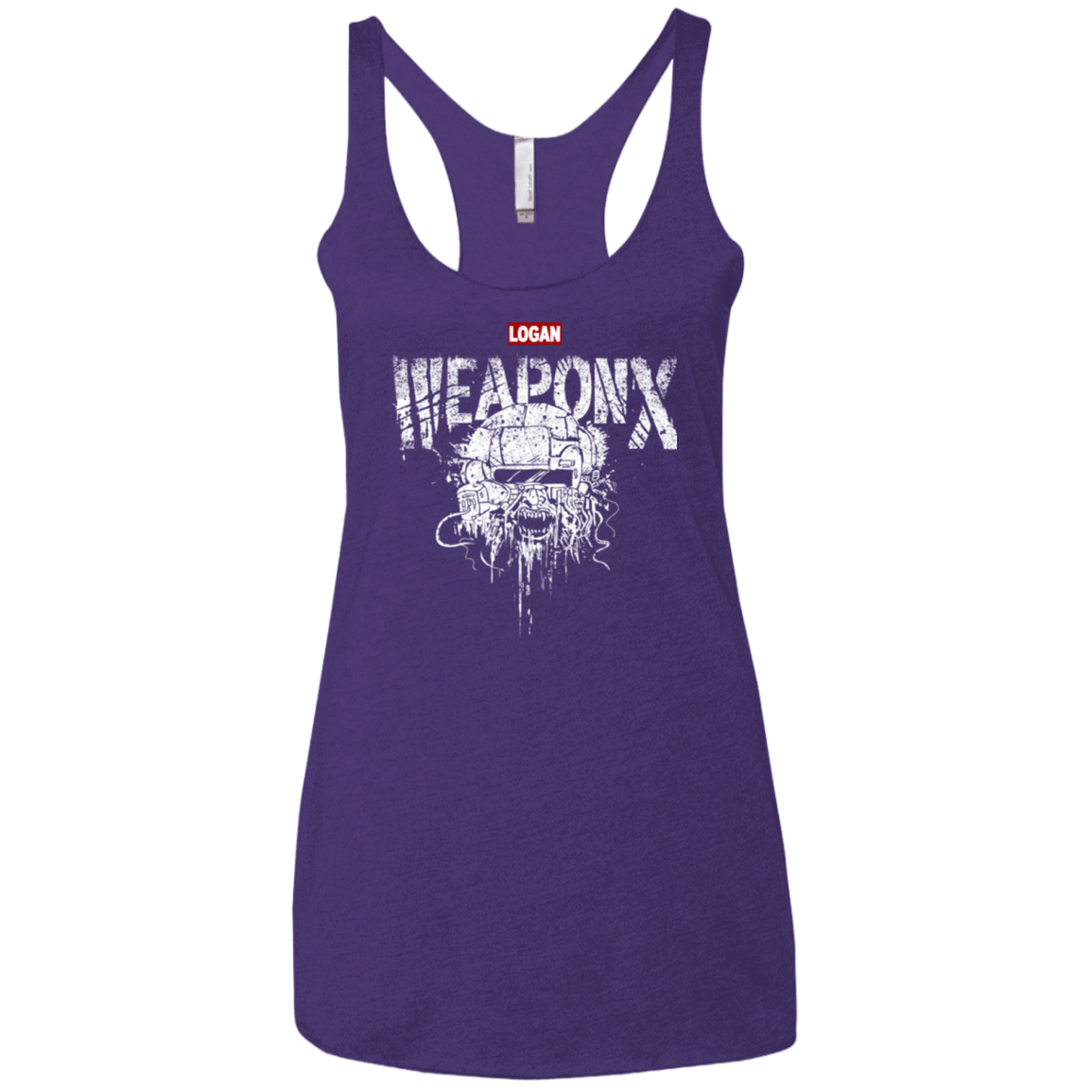 T-Shirts Purple Rush / X-Small The Weapon Women's Triblend Racerback Tank