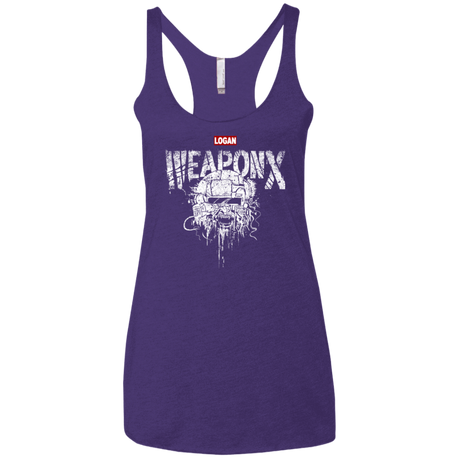 T-Shirts Purple Rush / X-Small The Weapon Women's Triblend Racerback Tank