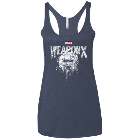 T-Shirts Vintage Navy / X-Small The Weapon Women's Triblend Racerback Tank