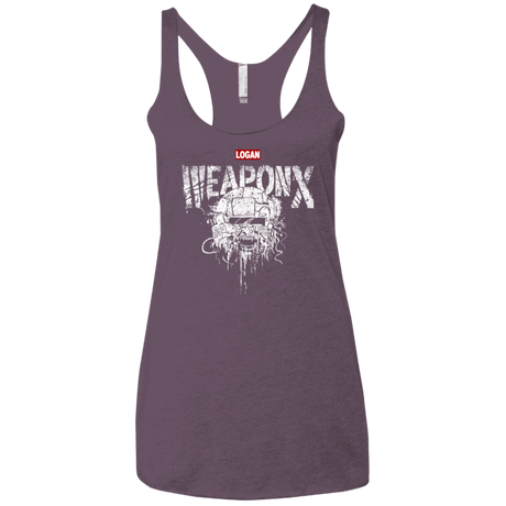 T-Shirts Vintage Purple / X-Small The Weapon Women's Triblend Racerback Tank