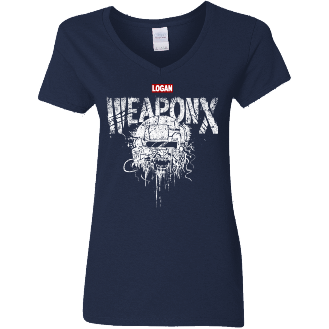 T-Shirts Navy / S The Weapon Women's V-Neck T-Shirt