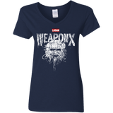 T-Shirts Navy / S The Weapon Women's V-Neck T-Shirt