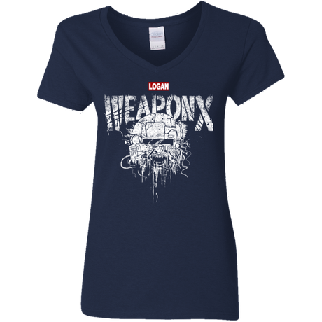 T-Shirts Navy / S The Weapon Women's V-Neck T-Shirt