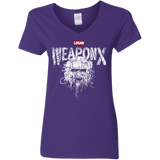 T-Shirts Purple / S The Weapon Women's V-Neck T-Shirt